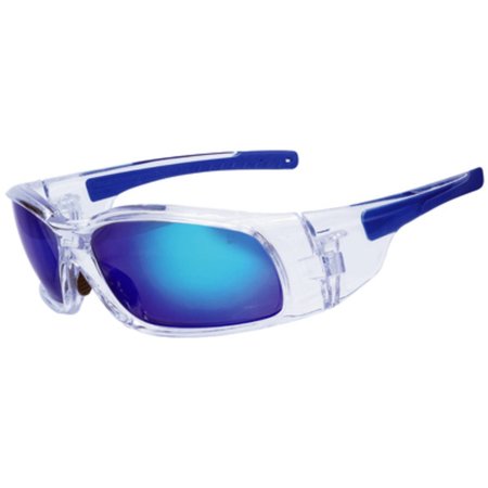 SAFETY WORKS Glasses Safety Blu Mirror Lens SWX00211
